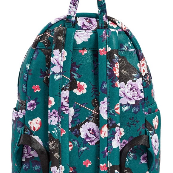 Star Wars x Loungefly Exclusive Darth Vader Floral AOP Mini Backpack - Picture 2 of 4